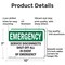 Signmission Service Disconnects Shut Off All In Event, 10 in W x Rectangle, Aluminum OS-2PACK-EM-A-710-L-10419 - alternate 3